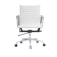 Charles Eames Style Mid Back Ribbed Management Office Chair