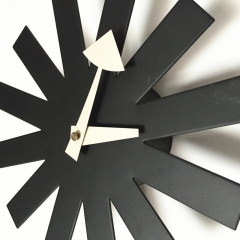 Black or White Asterisk Clock