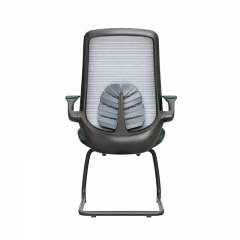 Office Conference Chair -Black Green Gray