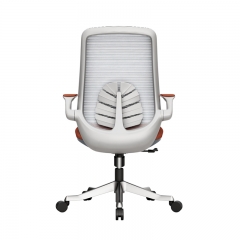 Office Chair -White Orange