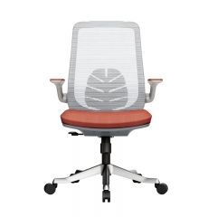 Office Chair -White Orange