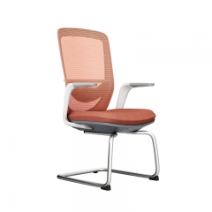 Office Conference Chair -White Orange