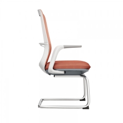 Office Conference Chair -White Orange