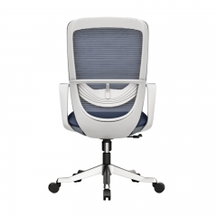 Office Chair -White Blue