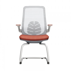 Office Conference Chair -White Orange