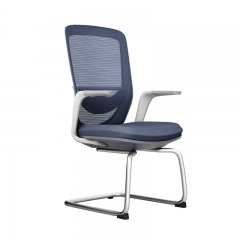 Office Conference Chair -White Blue