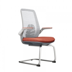 Office Conference Chair -White Orange