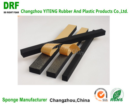 Self Adhesive Balck CR Foam Seal Strip Rubber Seal