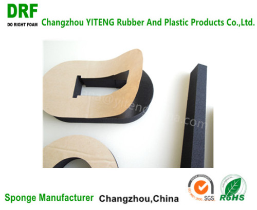 Damp vibration draught sealing portable building acoustic seal portable building sponge rubber seal