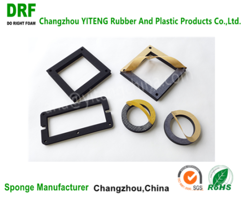 Flame retardant water resisting air compressor NBR sponge rubber seal