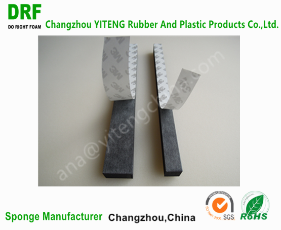 Balck Self Adhensive Good Flexible Fan Machine Foam Sealing Strip