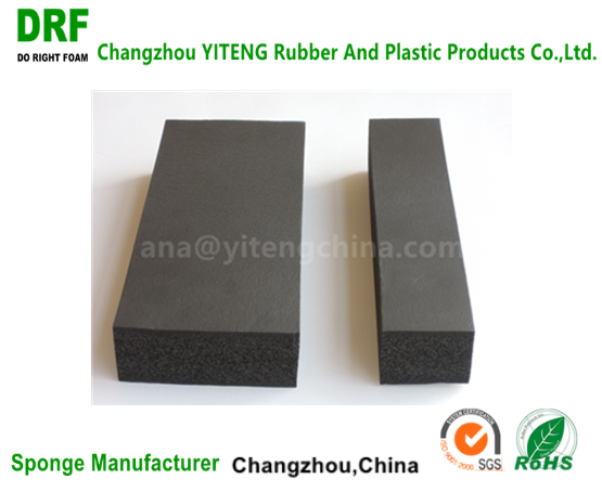 China hot selling rubber NBR sponged sheet