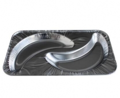 BWSP32011 | 2 Compartments Aluminum Foil Mold for Croissant