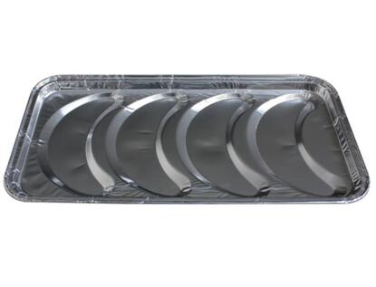BWSC3210 | 4 Compartments Croissant Aluminum Foil Mold