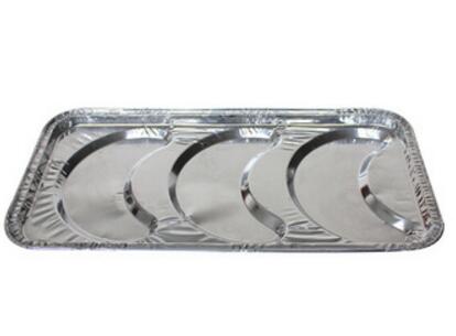 BWSC3209 | 3 Compartments Croissant Aluminum Foil Mold