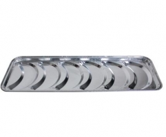 BWSC5014 | 6 Compartments Croissant Aluminum Foil Mold