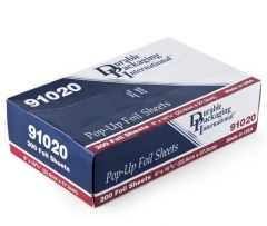 200Sheets / Box Aluminum Foil Pop-up Sheet for Food Packaging