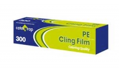 Clear and Sticky PE Cling Wrap for Food Wrapping