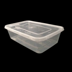 750ml Disposable PP Plastic Container for Food Takeaway