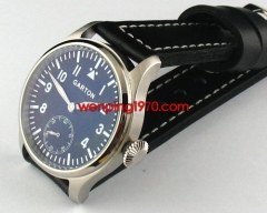 GARTON 47mm Black Dial Special@6 Blue Lume Hand Winding 6497  459