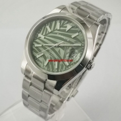 39mm New Arrival Parnis Green Personality Dial Miyota 8215 automatic Men's Watch