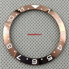 38mm brown Ceramic Bezel Insert for 40mm automatic watches
