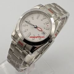 36mm/39mm Top white Watch Silver Case Sapphire Glass Waterproof Luminous Automatic Watch