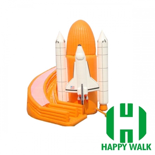 Rocket Commercial Outdoor Inflatable Slide for Amusement Park