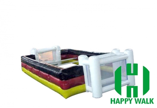 Commercial Outdoor Inflatable Ball Race Game Filed  with Floor for Football and  Sport