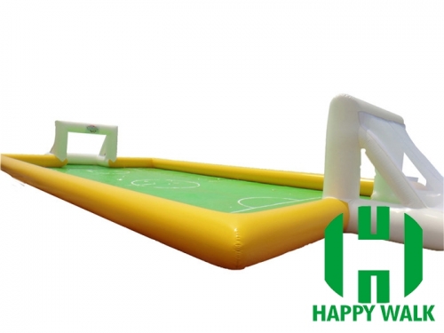 Commercial Outdoor Inflatable Ball Race Game Filed  with Floor for Football and  Sport