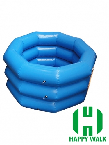 Custom Three Layer Cubic White Colored Giant Commercial Outdoor Inflatable Pool for Water Walking Ball,Hand Boat,Bumper Boat