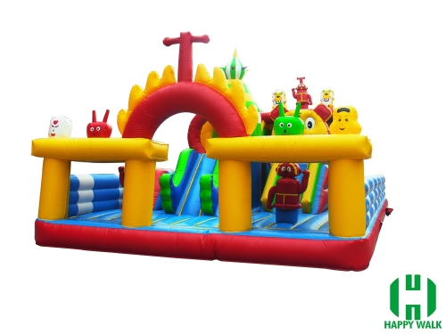 Outdoor Themed Inflatable Amusement Park for Children