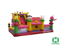 Outdoor Themed Inflatable Amusement Park for Children