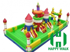 Outdoor Themed Inflatable Amusement Park for Children