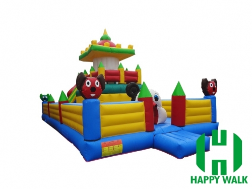 Outdoor Themed Inflatable Amusement Park for Children