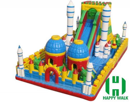 Outdoor Themed Inflatable Amusement Park for Children