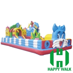 Outdoor Themed Inflatable Amusement Park for Children