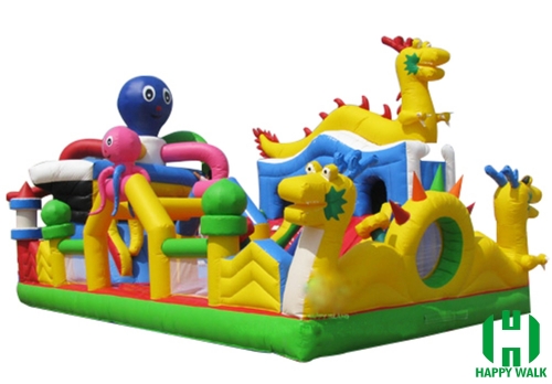 Outdoor Themed Inflatable Amusement Park for Children