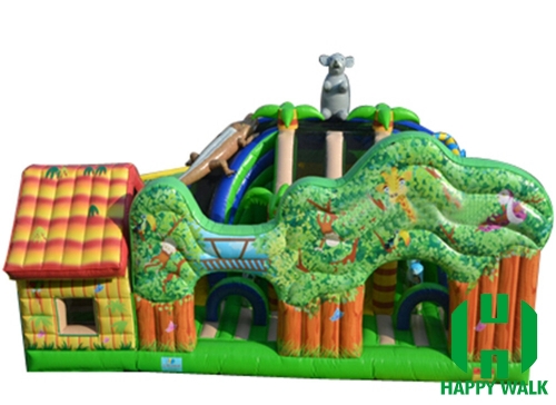 Outdoor Themed Inflatable Amusement Park for Children