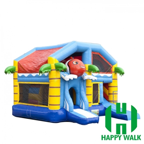 Inflatable Slide Castle Combo