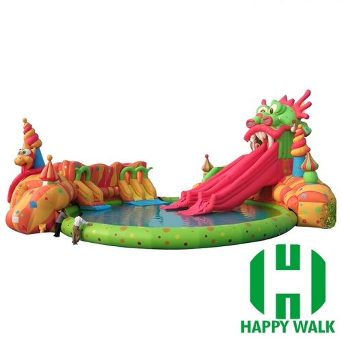 Giant Inflatable Water Slide Park