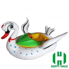 White Swan Water Inflatable Bumper Boat for Children