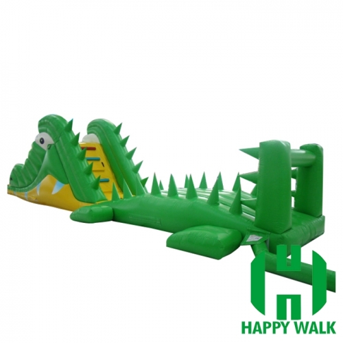 Giant Floating Crocodile Inflatable Water Obstacle Course