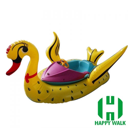 Swan Water Inflatable Bumper Boat for Children