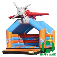 Fighter Plane Themed Inflatable Bouncer