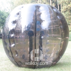 Half Black Half Clear inflatable Soccer Bubble