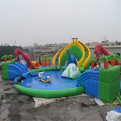 Giant Dinosaur Inflatable Water Park