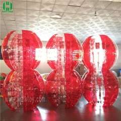 Red and Clear Bubble Ball