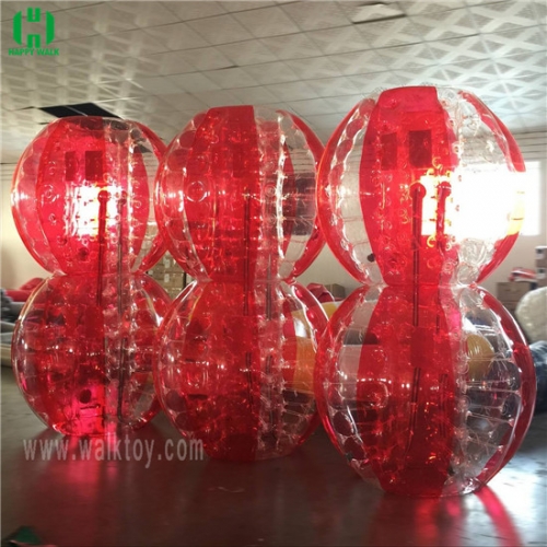 Red and Clear Bubble Ball