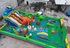 Dinosaur Themed Inflatable Amusement Park